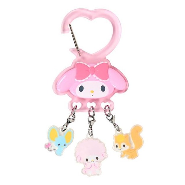 ▲新品特價【預購】Sanrio 三麗鷗 美樂蒂 造型壓克力三連登山扣 (好朋友變裝系列)
