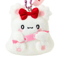 Sanrio 三麗鷗 花丸 絨毛玩偶吊飾 粉 (花丸好朋友)_1