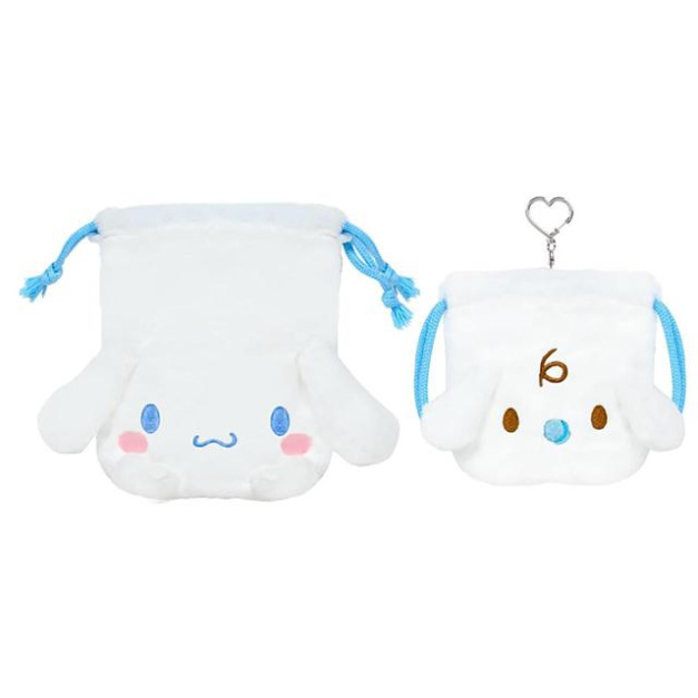 ▲新品特價 Sanrio 三麗鷗 大耳狗 絨毛造型束口袋2入組 (好朋友變裝系列)