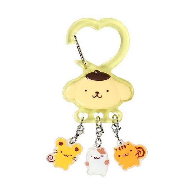 ▲新品特價【預購】Sanrio 三麗鷗 布丁狗 造型壓克力三連登山扣 (好朋友變裝系列)
