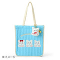 Sanrio 三麗鷗 花丸 絨毛玩偶吊飾 藍 (花丸好朋友)_3