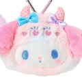 ▲新品特價【預購】Sanrio 三麗鷗 美樂蒂 絨毛造型零錢包吊飾 (糖果小怪獸)_1