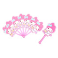 Sanrio 三麗鷗 塑膠造型折疊扇 (人物款) 美樂蒂 酷洛米 大耳狗 帕恰狗_1