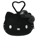 ▲新品特價 Sanrio 三麗鷗 絨毛造型零錢包吊飾 (時髦黑白風格系列) Kitty 美樂蒂 布丁狗 花小兔_1