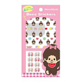Monchhichi 造型裝飾貼 (紅/粉款)_2