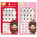 Monchhichi 造型裝飾貼 (紅/粉款)