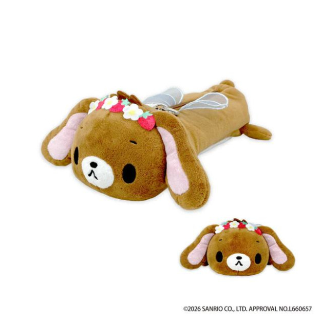 ▲新品特價 Sanrio 三麗鷗 蜜糖邦尼 黑兔 造型絨毛筆袋 (仙子系列)