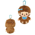 Monchhichi 絨毛玩偶零錢包吊飾 (蝴蝶結款)_1