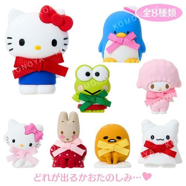 ▲新品特價 Sanrio 三麗鷗 造型公仔別針 全套8入盲盒 A款 (絲帶 2026角色大賞)
