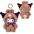 ▲新品特價 Sanrio 三麗鷗 搪膠臉絨毛玩偶吊飾 (拿鐵兔款) Kitty 美樂蒂 布丁狗 大耳狗_5