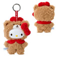 ▲新品特價 Sanrio 三麗鷗 搪膠臉絨毛玩偶吊飾 (好友裝款) Kitty 美樂蒂 布丁狗 大耳狗_1
