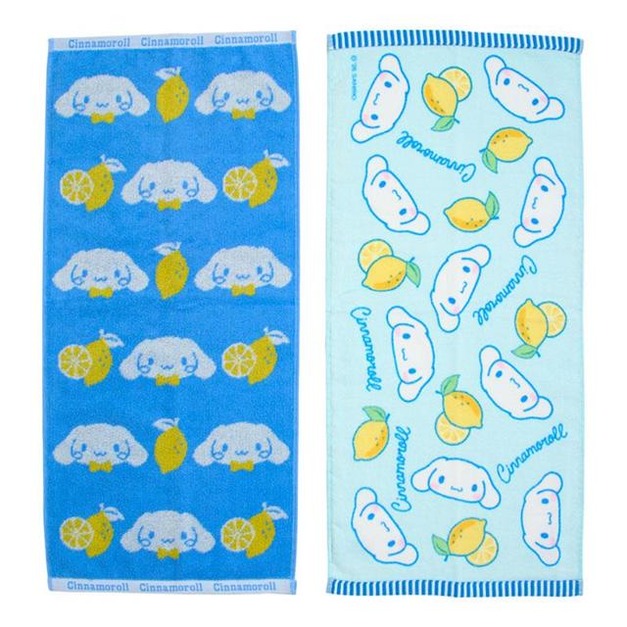 Sanrio 三麗鷗 大耳狗 棉質長毛巾2入組 34x76cm (水果款)