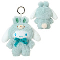 ▲新品特價 Sanrio 三麗鷗 搪膠臉絨毛玩偶吊飾 (拿鐵兔款) Kitty 美樂蒂 布丁狗 大耳狗_4