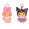 ▲新品特價 Sanrio 三麗鷗 絨毛玩偶吊飾 (度假風情系列) Kitty 布丁狗 大耳狗 漢頓 花小兔_2