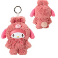 ▲新品特價 Sanrio 三麗鷗 搪膠臉絨毛玩偶吊飾 (拿鐵兔款) Kitty 美樂蒂 布丁狗 大耳狗_3
