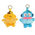 ▲新品特價 Sanrio 三麗鷗 絨毛玩偶吊飾 (度假風情系列) Kitty 布丁狗 大耳狗 漢頓 花小兔_4