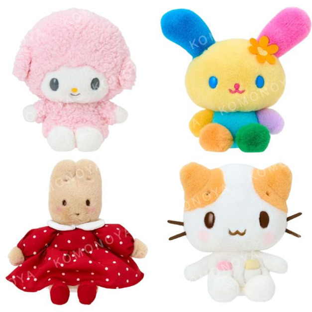 ▲新品特價 Sanrio 三麗鷗 絨毛玩偶娃娃 S (經典款) Piano 花小兔 兔媽媽 棉花糖貓