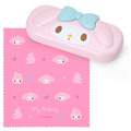 ⭐獨家特價 Sanrio 三麗鷗 造型眼鏡盒附拭鏡布 (經典大臉款) Hello Kitty 美樂蒂 布丁狗_2