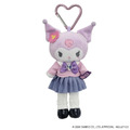 ▲免運特價【預購】Sanrio 酷洛米 愛心扣環長腿玩偶吊飾 (白皮制服 NIC長腿系列)