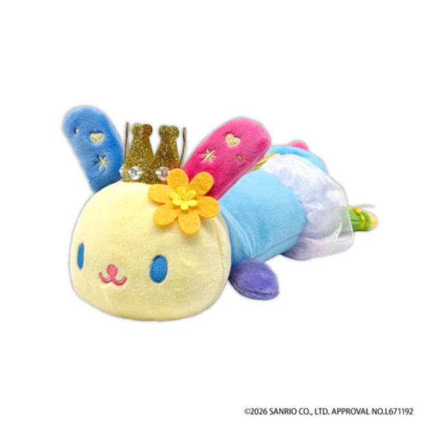 ▲免運特價【預購】Sanrio 花小兔 絨毛玩偶造型筆袋 (皇冠紗裙 NIC長腿系列)