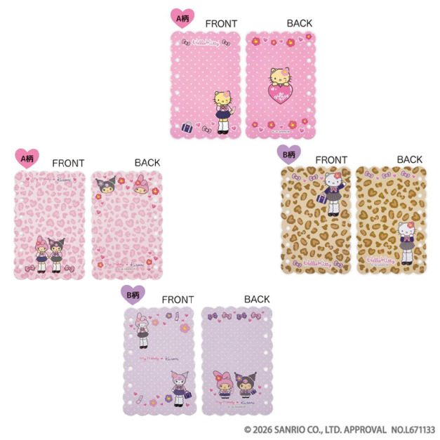 ▲免運特價【預購】Sanrio 三麗鷗 六孔夾活頁紙補充頁 (黑皮制服 NIC長腿系列)