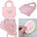 Sanrio 三麗鷗 絨毛玩偶造型環保購物袋 (大臉款) Kitty 花小兔 拉拉熊_4