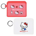 Sanrio 三麗鷗 Hello Kitty 扁平矽膠零錢包 (紅/白款)