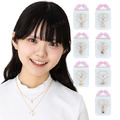 Sanrio 三麗鷗 造型項鍊2入組 飾品組 (探頭款) Kitty 美樂蒂 布丁狗 大耳狗