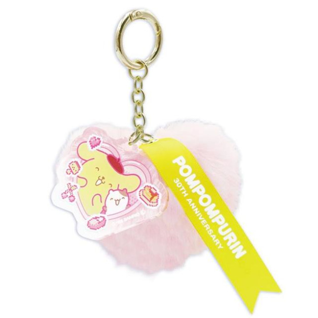 Sanrio 三麗鷗 布丁狗 造型毛球吊飾 (30週年系列)