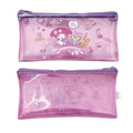 Sanrio 三麗鷗 PVC拉鍊筆袋 (亮粉款) Kitty 美樂蒂 大耳狗 酷洛米_2