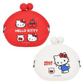 Sanrio 三麗鷗 Hello Kitty 矽膠零錢包 (紅/白款)