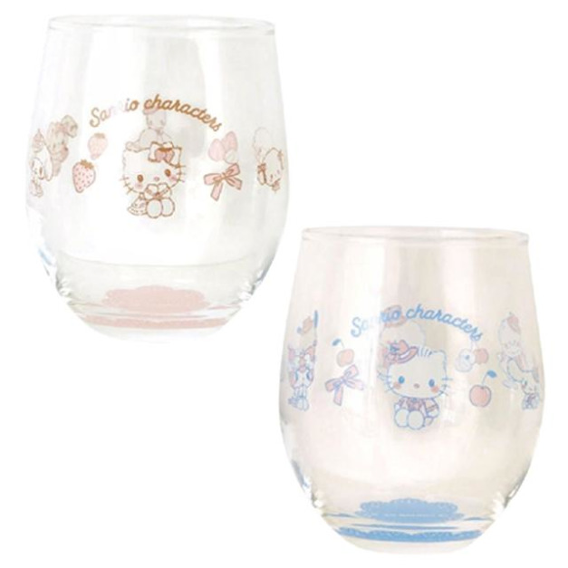 Sanrio 三麗鷗 無把玻璃杯 (鮮奶油蛋糕)