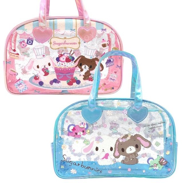 Sanrio 三麗鷗 蜜糖邦尼 PVC防水海灘包 (粉款/藍款)