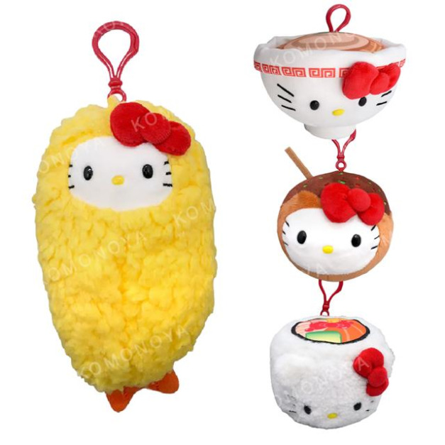 Sanrio 三麗鷗 Hello Kitty 絨毛玩偶吊飾 (食物款)