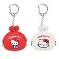 Sanrio 三麗鷗 Hello Kitty 迷你矽膠零錢包鑰匙圈 (紅/白款)