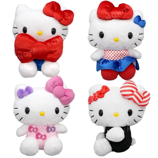 Sanrio 三麗鷗 Hello Kitty 絨毛玩偶娃娃 10吋 (蝴蝶結款)