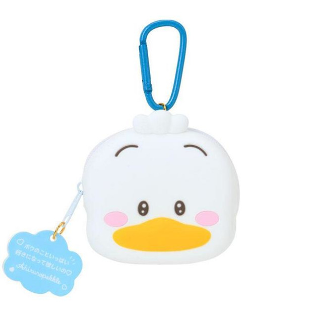 ▲新品特價【預購】Sanrio 三麗鷗 貝克鴨 矽膠造型零錢包附扣環 (水汪應援 2026角色大賞)