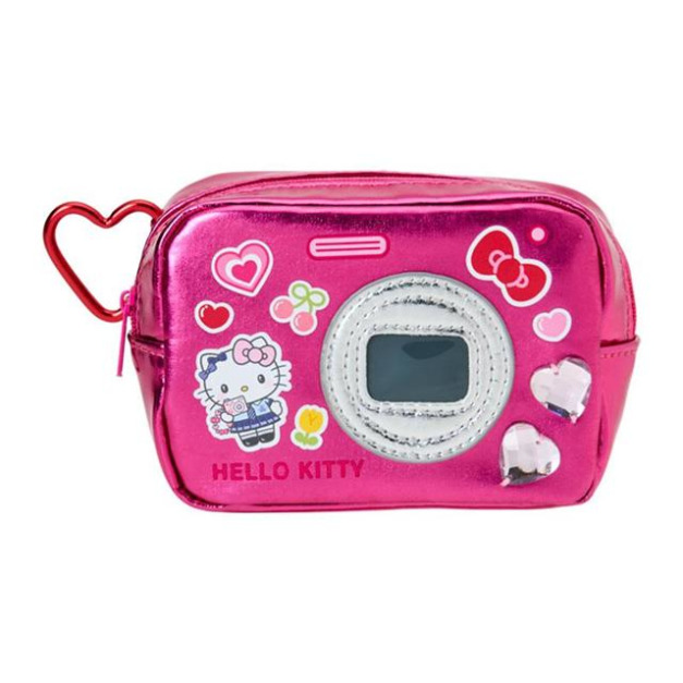 ▲新品特價 Sanrio 三麗鷗 Hello Kitty 皮質造型收納包附扣環 (302修業旅行)