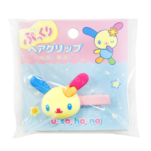 Sanrio 三麗鷗 花小兔 矽膠玩偶造型髮夾 (大頭款)