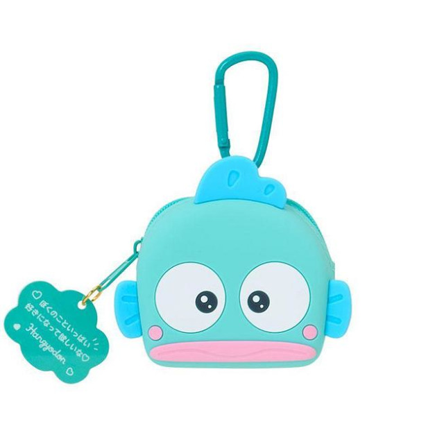 ▲新品特價【預購】Sanrio 三麗鷗 人魚漢頓 矽膠造型零錢包附扣環 (水汪應援 2026角色大賞)