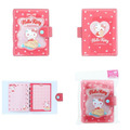 Sanrio 三麗鷗 PVC 6孔活頁貼紙簿 (格紋款) Kitty 美樂蒂 大耳狗 酷洛米_1