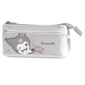 Sanrio 三麗鷗 皮質三角拉鍊筆袋 (好友款) Kitty 酷洛米_2