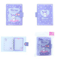 Sanrio 三麗鷗 PVC 6孔活頁貼紙簿 (格紋款) Kitty 美樂蒂 大耳狗 酷洛米_4