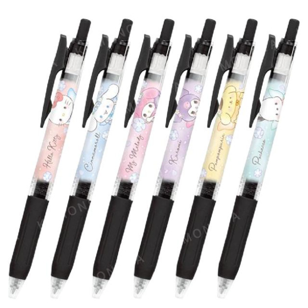 Sanrio 三麗鷗 SARASA  水性原子筆 0.5mm 黑 (仙子款) Kitty 美樂蒂 布丁狗