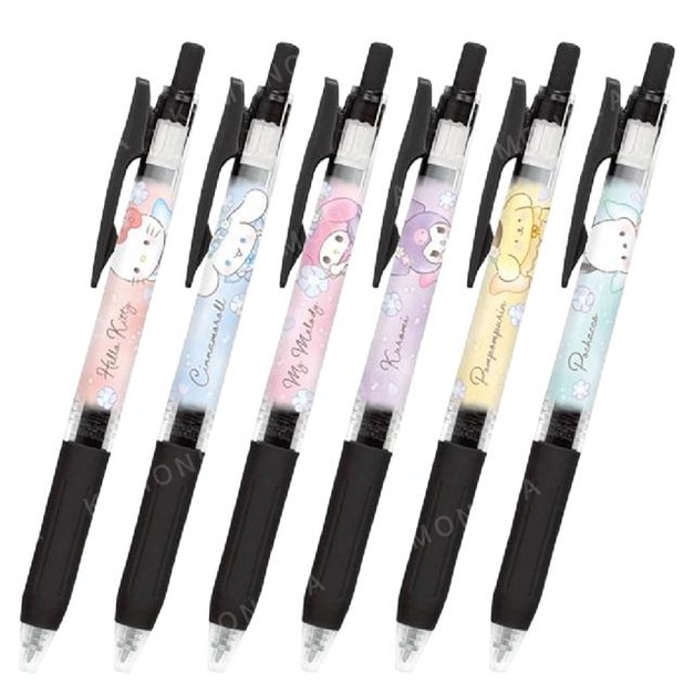 Sanrio 三麗鷗 SARASA  水性原子筆 0.5mm 黑 (仙子款) Kitty 美樂蒂 布丁狗