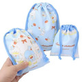 Sanrio 三麗鷗大集合 尼龍束口袋3入組 (櫻桃鮮奶油蛋糕)_1