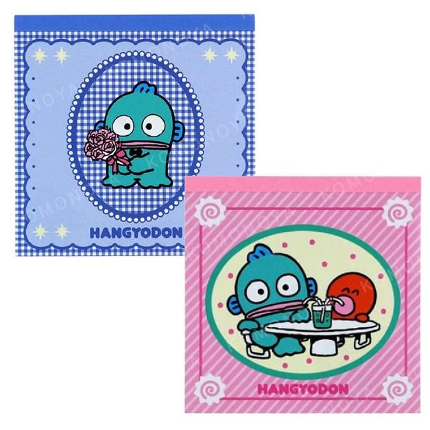 Sanrio 三麗鷗 人魚漢頓 方形便條本 (粉/藍款)