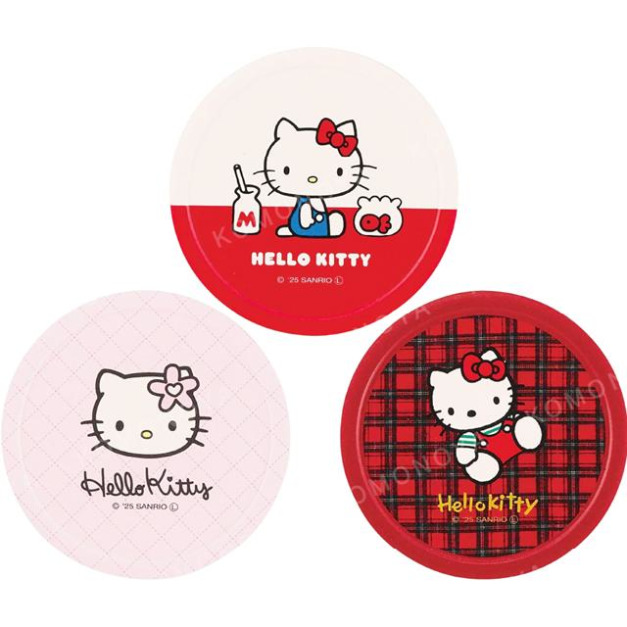 Sanrio 三麗鷗 Hello Kitty 陶瓷圓形杯墊 (復古系列)