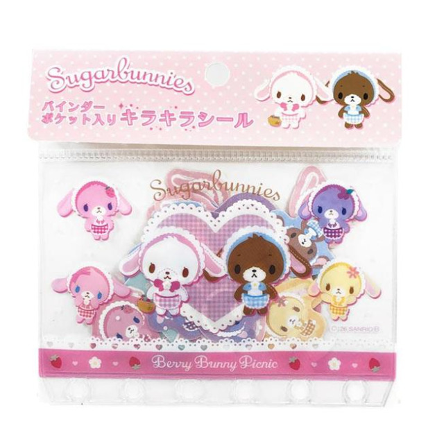 Sanrio 三麗鷗 蜜糖邦尼 造型貼紙組 36枚入 (甜點款)