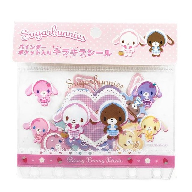 Sanrio 三麗鷗 蜜糖邦尼 造型貼紙組 36枚入 (甜點款)